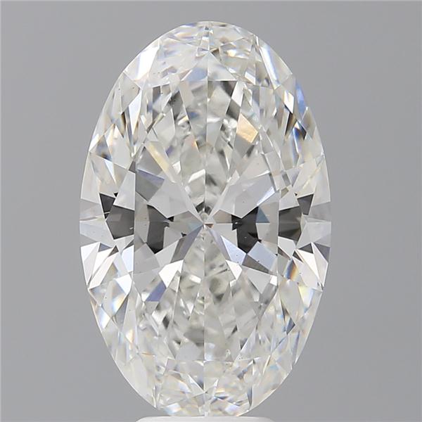 7.07 ct. oval Lab Grown Diamond front image