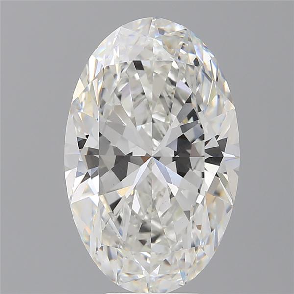 7.10 ct. oval Lab Grown Diamond front image