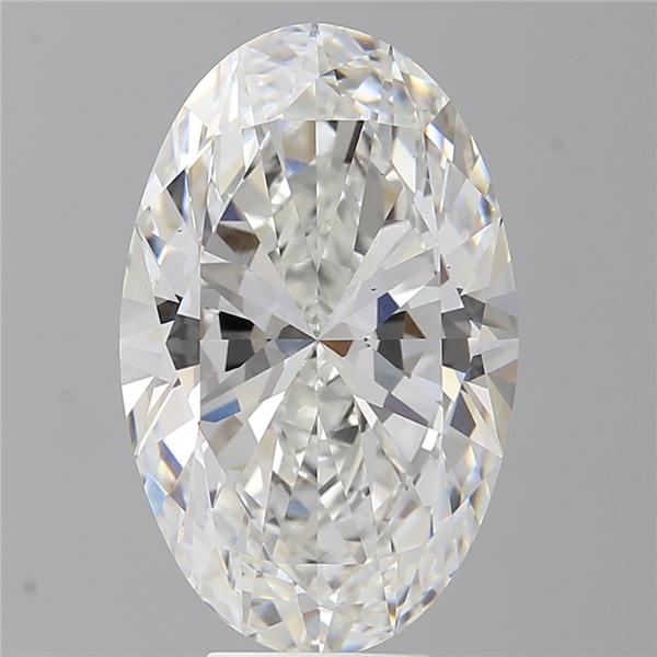 7.10 ct. oval Lab Grown Diamond front image