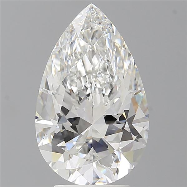 4.10 ct. pear Lab Grown Diamond front image
