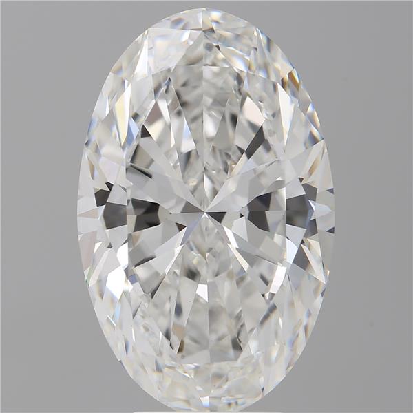 6.08 ct. oval Lab Grown Diamond front image