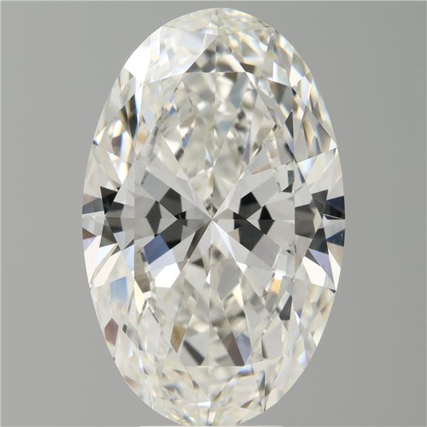 7.10 ct. oval Lab Grown Diamond front image