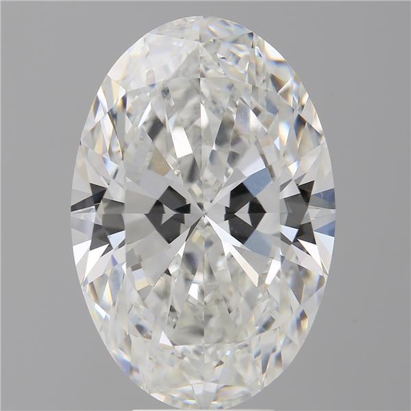 8.09 ct. oval Lab Grown Diamond front image