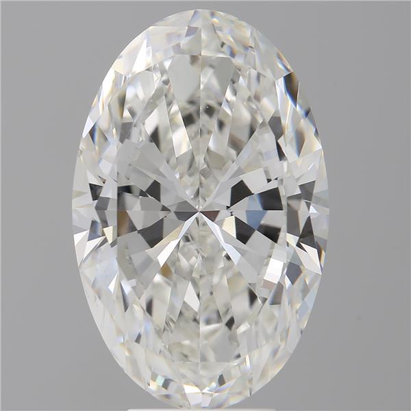 7.01 ct. oval Lab Grown Diamond front image