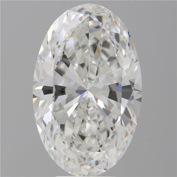 8.10 ct. oval Lab Grown Diamond front image