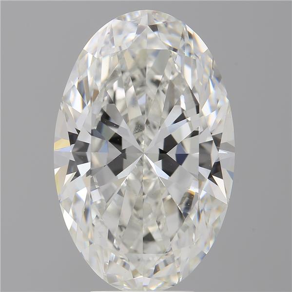 7.04 ct. oval Lab Grown Diamond front image