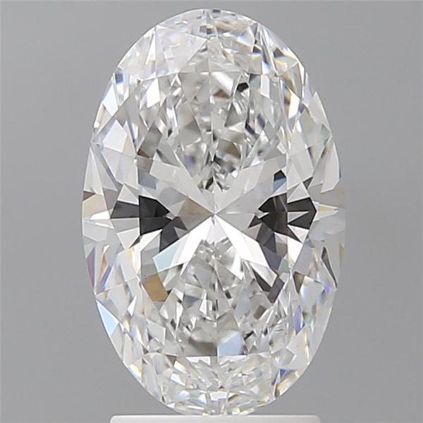 2.59 ct. oval Lab Grown Diamond front image