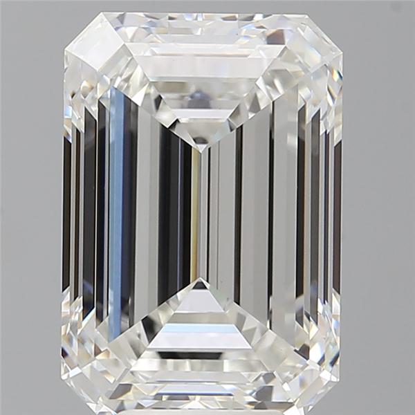 7.09 ct. emerald Lab Grown Diamond front image