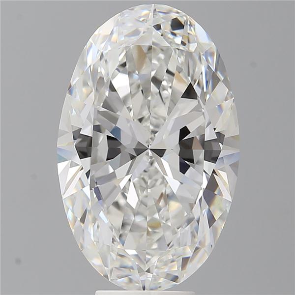 7.60 ct. oval Lab Grown Diamond front image