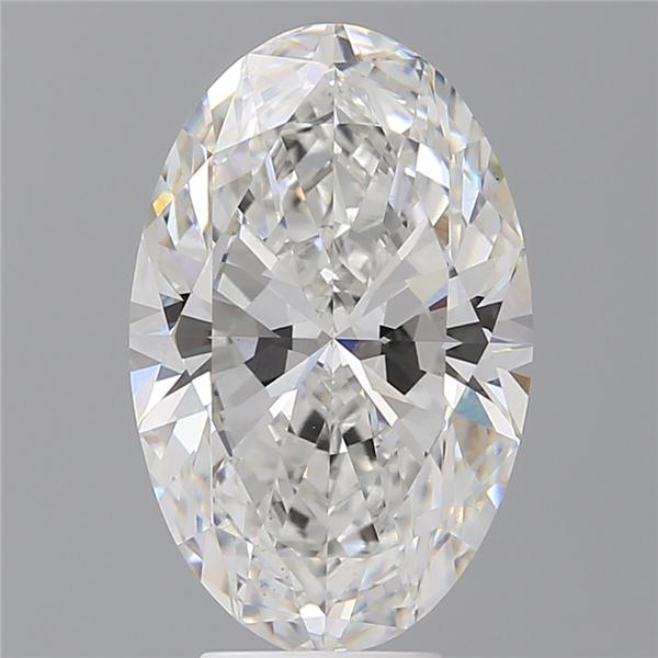 6.10 ct. oval Lab Grown Diamond front image