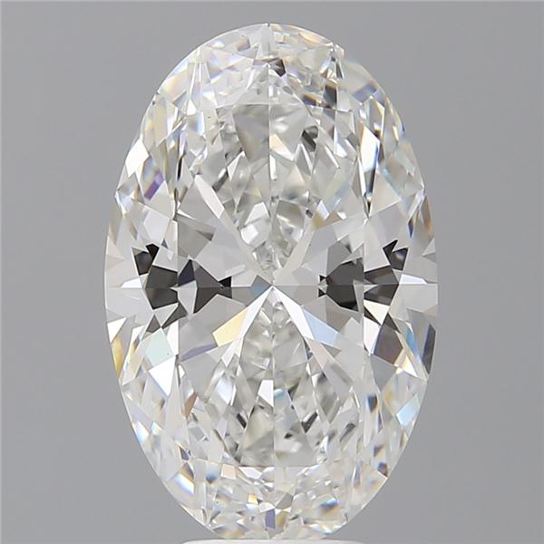 6.09 ct. oval Lab Grown Diamond front image