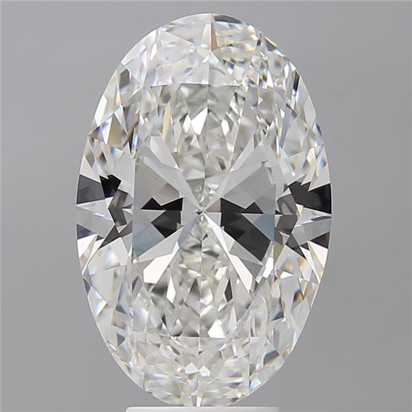 6.03 ct. oval Lab Grown Diamond front image