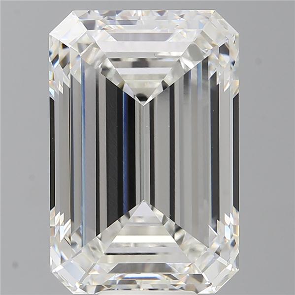 12.57 ct. emerald Lab Grown Diamond front image