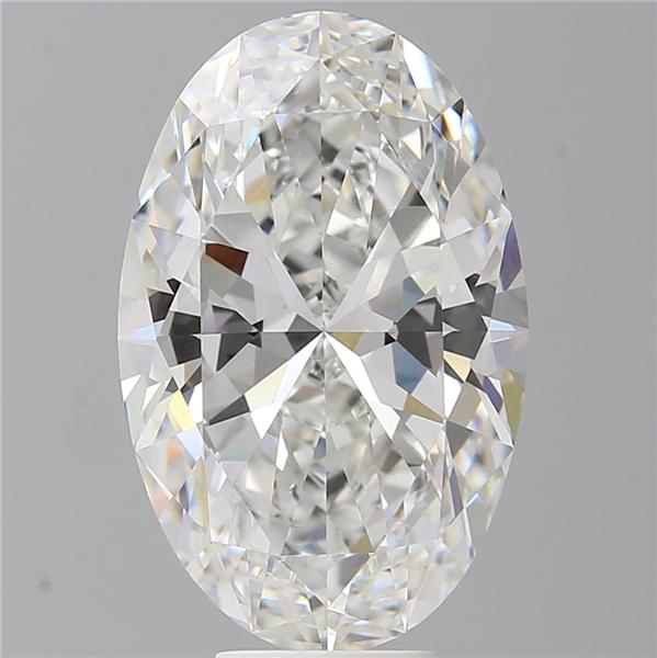 8.10 ct. oval Lab Grown Diamond front image