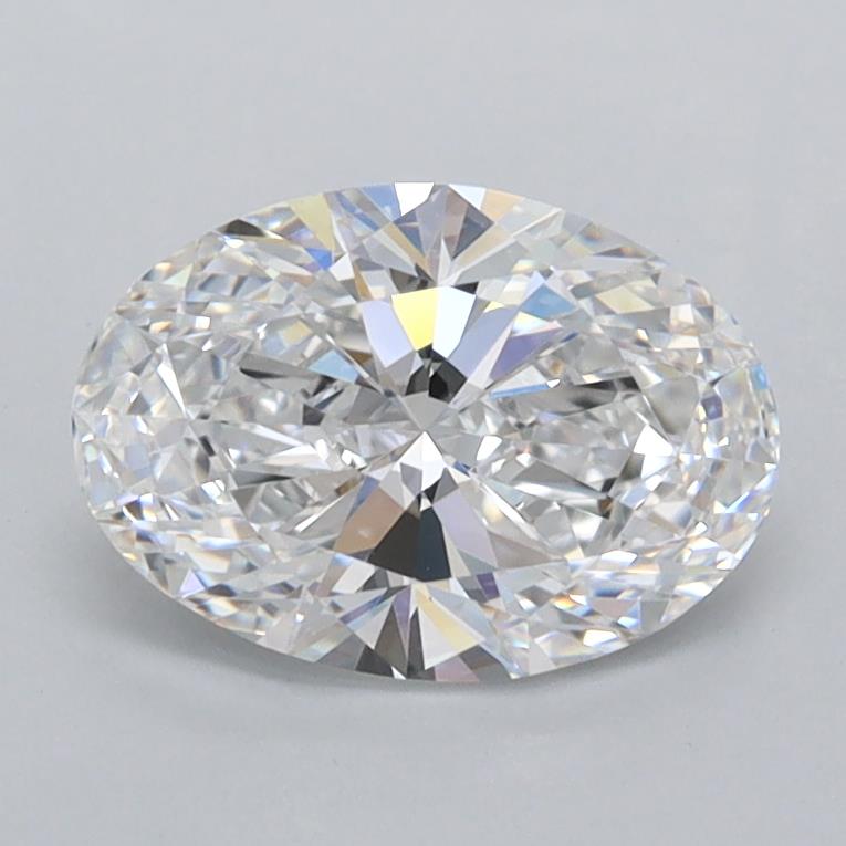 1.24 ct. oval Lab Grown Diamond front image