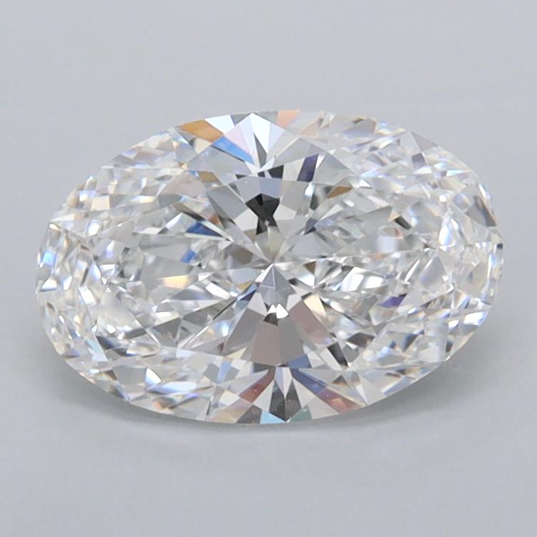 1.24 ct. oval Lab Grown Diamond front image