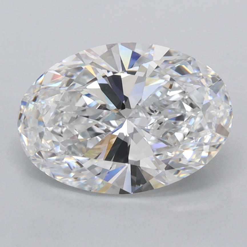 2.01 ct. oval Lab Grown Diamond front image