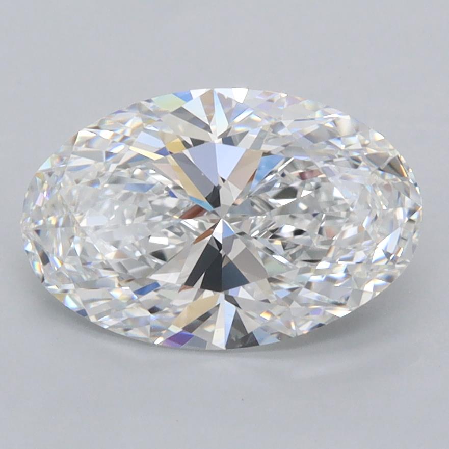 2.01 ct. oval Lab Grown Diamond front image