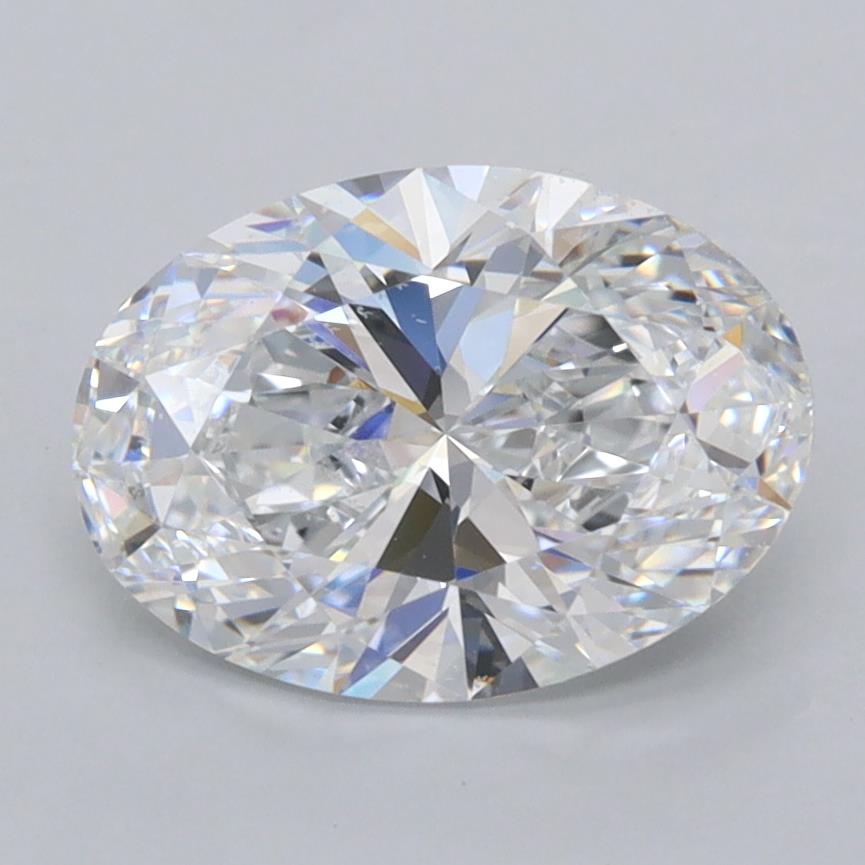 2.05 ct. oval Lab Grown Diamond front image