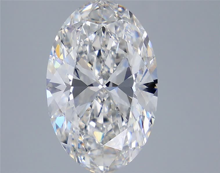 3.99 ct. oval Lab Grown Diamond front image