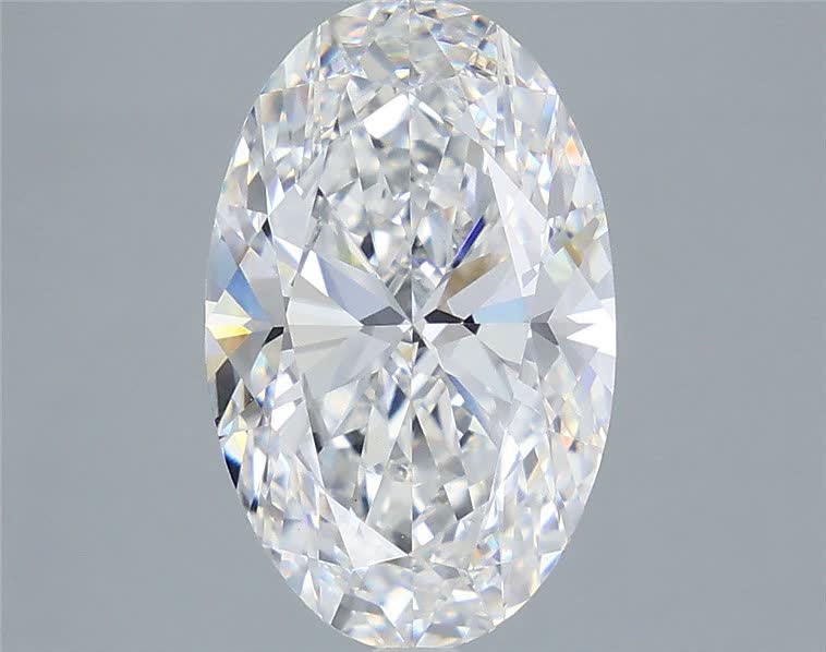 4.02 ct. oval Lab Grown Diamond front image