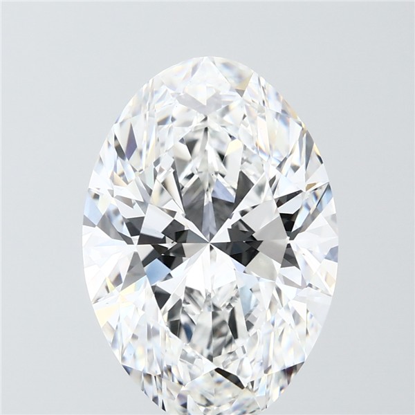 6.06 ct. oval Lab Grown Diamond front image