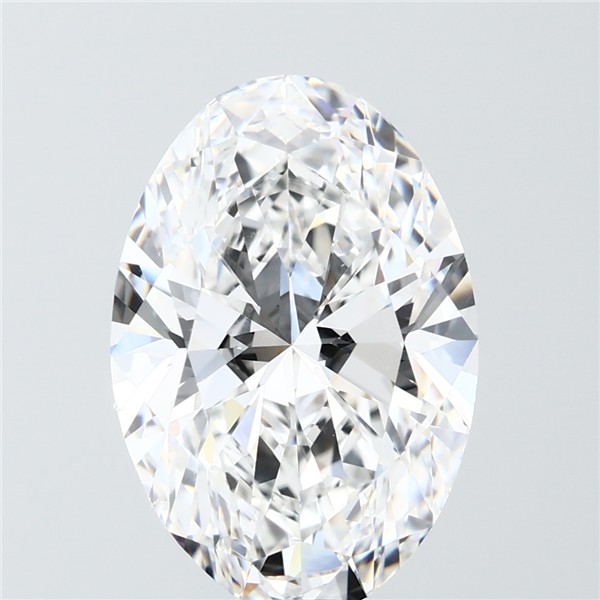 6.08 ct. oval Lab Grown Diamond front image