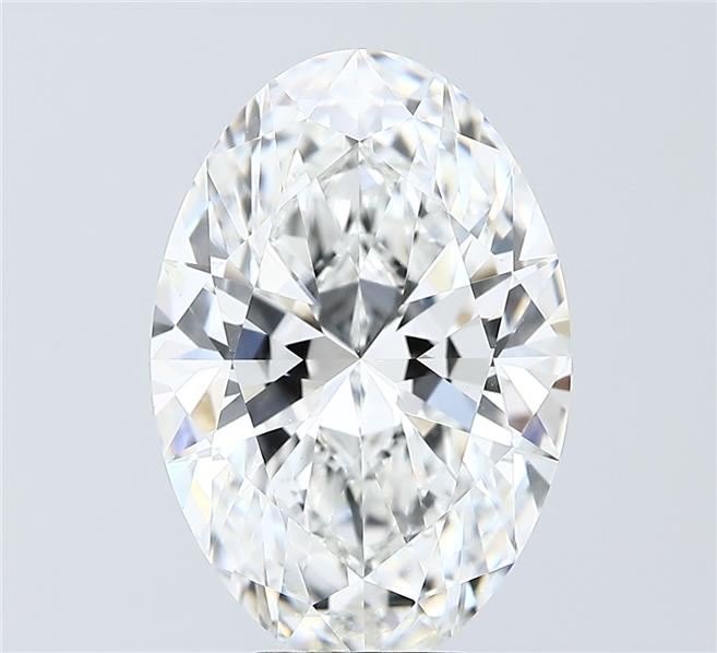 6.09 ct. oval Lab Grown Diamond front image