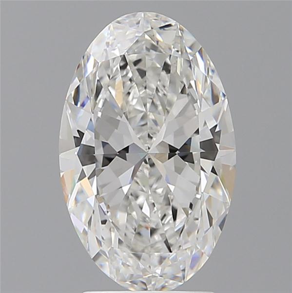 3.08 ct. oval Lab Grown Diamond front image