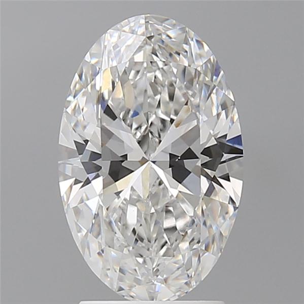 2.60 ct. oval Lab Grown Diamond front image
