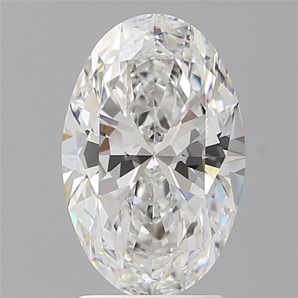 2.58 ct. oval Lab Grown Diamond front image