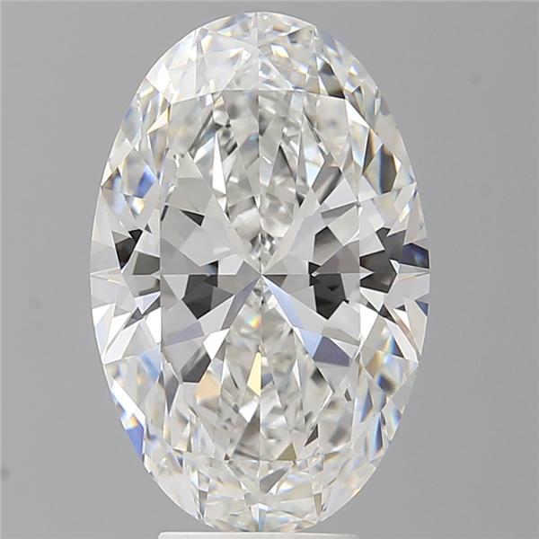 6.10 ct. oval Lab Grown Diamond front image