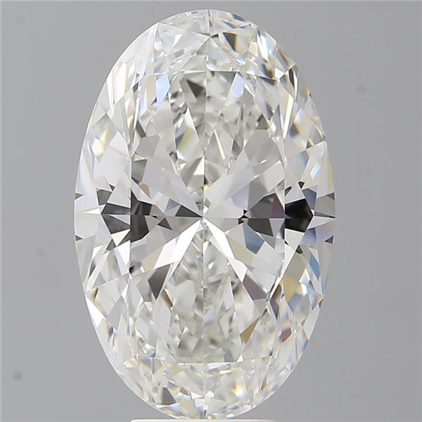 7.58 ct. oval Lab Grown Diamond front image