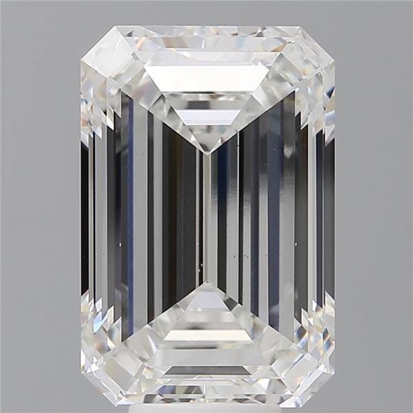 9.57 ct. emerald Lab Grown Diamond front image