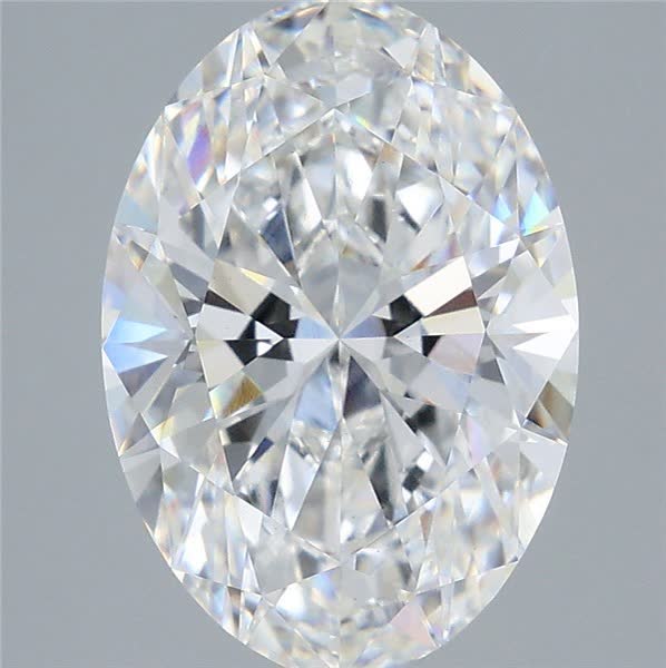 4.05 ct. oval Lab Grown Diamond front image