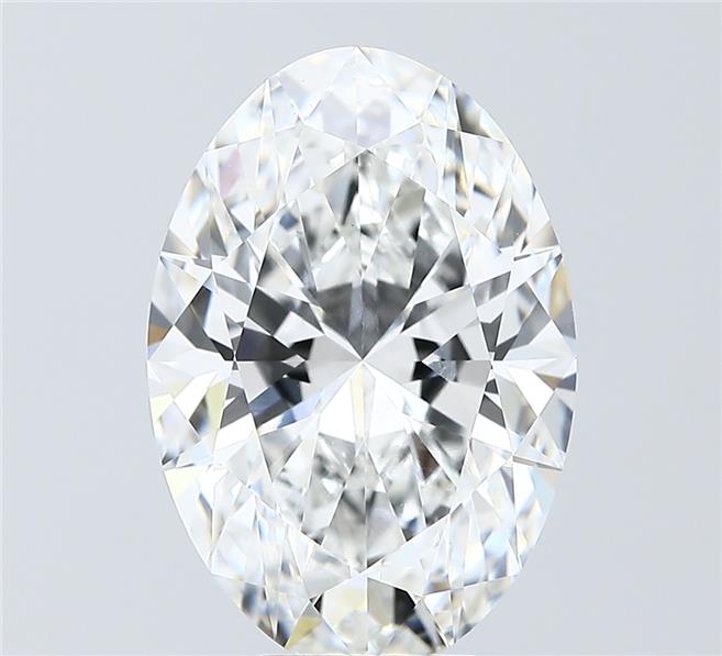 6.06 ct. oval Lab Grown Diamond front image