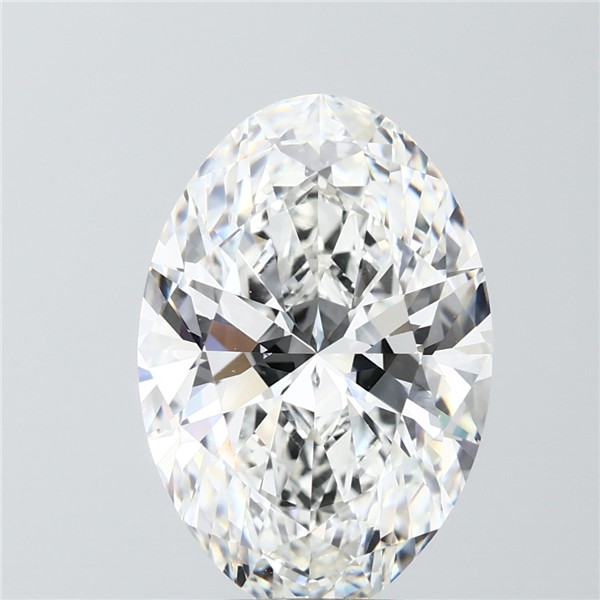6.07 ct. oval Lab Grown Diamond front image
