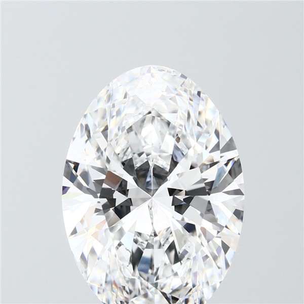 6.08 ct. oval Lab Grown Diamond front image