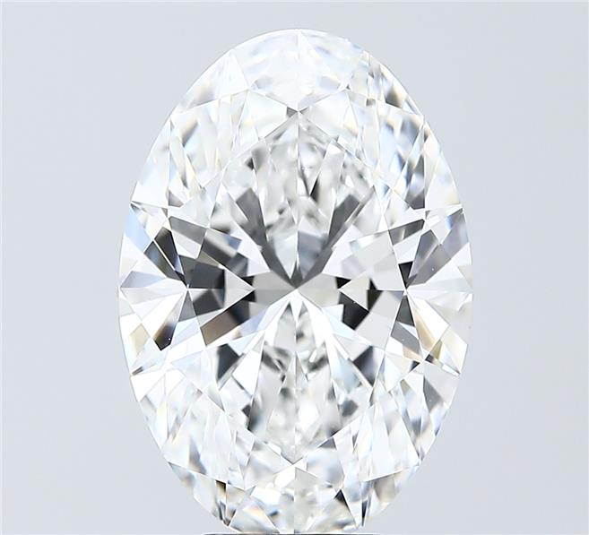 6.07 ct. oval Lab Grown Diamond front image