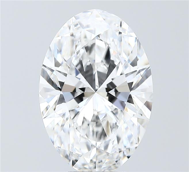 6.09 ct. oval Lab Grown Diamond front image