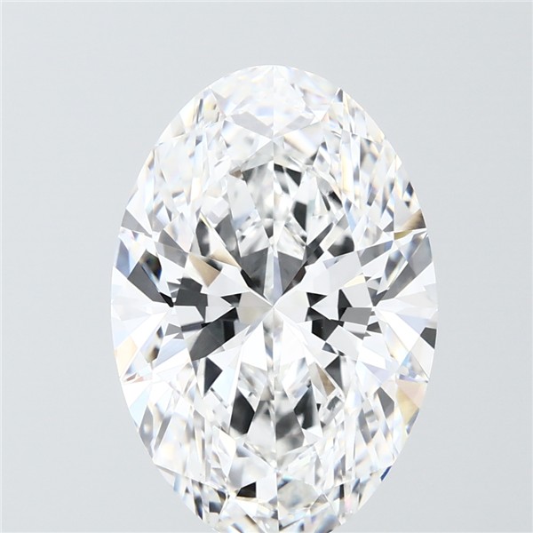 6.07 ct. oval Lab Grown Diamond front image