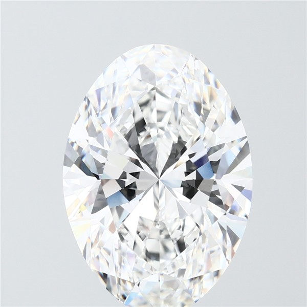 6.07 ct. oval Lab Grown Diamond front image
