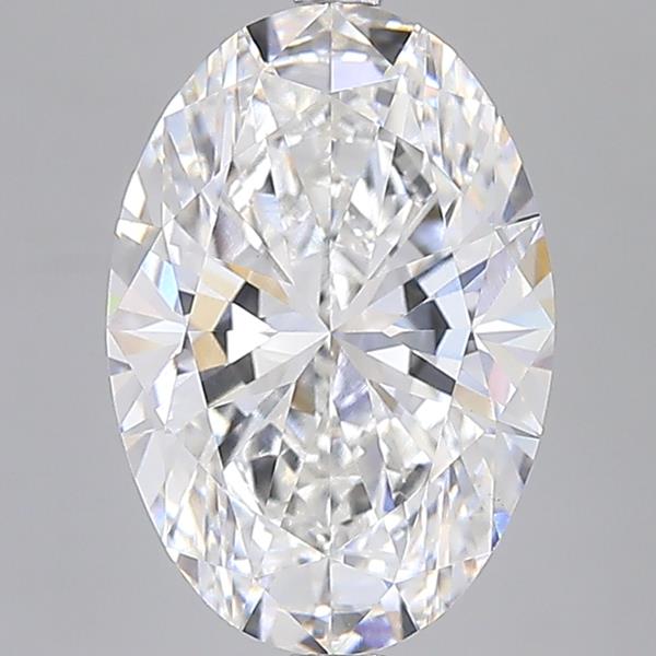6.02 ct. oval Lab Grown Diamond front image