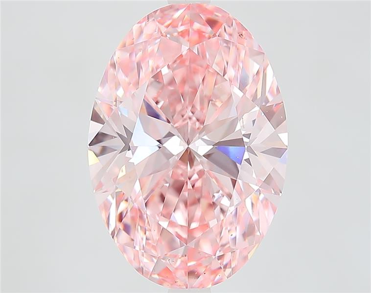 5.88 ct. oval Lab Grown Diamond front image