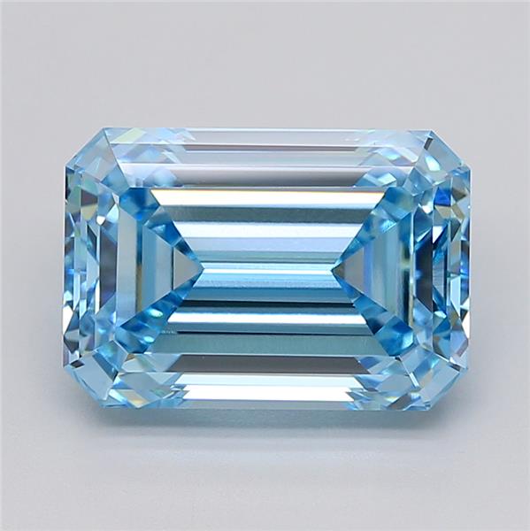 7.02 ct. emerald Lab Grown Diamond front image
