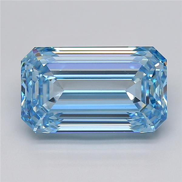 5.03 ct. emerald Lab Grown Diamond front image