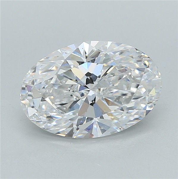 2.55 ct. oval Lab Grown Diamond front image
