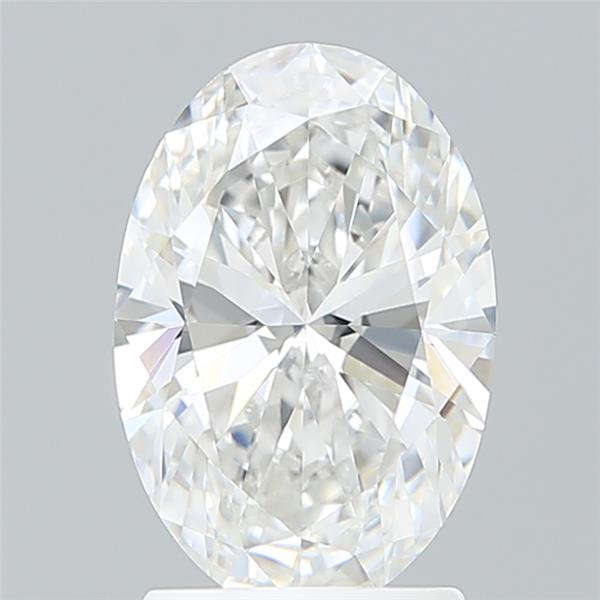2.10 ct. oval Lab Grown Diamond front image