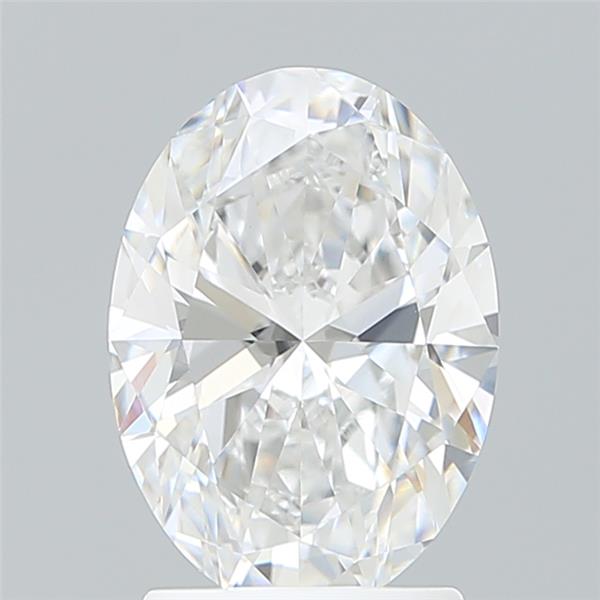 2.10 ct. oval Lab Grown Diamond front image