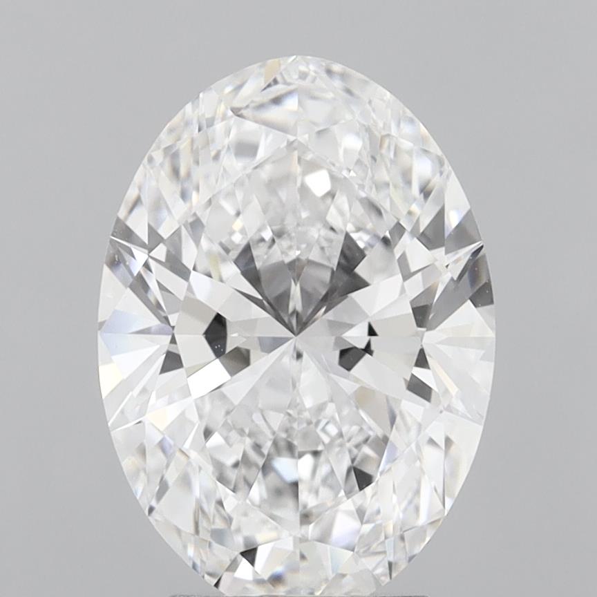 4.02 ct. oval Lab Grown Diamond front image
